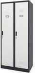 Stahlspind Garderobenschrank Spind Kleiderspind Doppelspind 2 Abteile
