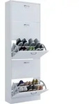 Sipos Xl Schuhschrank 5 Schubladen Wei&szlig;.