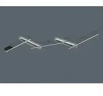 Led Deckenschiene Indira Schwarz Schwenkbar, Breite Bis 245cm