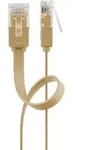 Goobay - Cat 6 Flach-patchkabel, U/utp, Hellbraun, Kupferleiter (cu)....
