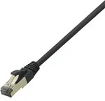 Cq8023s Rj45 Netzwerkkabel, Patchkabel Cat 8.1 S/ftp 0.50 M Schwarz Halogenfrei 1 St.