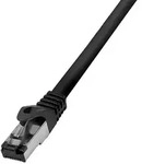 Logilink - Cq8033s Rj45 Netzwerkkabel, Patchkabel Cat 8.1 S/ftp 1.00 M Schwarz