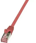 Logilink Cq2044s Rj45 Netzwerkkabel, Patchkabel Cat 6 S/ftp 1.50 M Rot Flammwidrig,