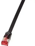Cf2073s Rj45 Netzwerkkabel, Patchkabel Cat 6 U/ftp 5.00 M Schwarz Vergoldete