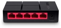 Mercusys Ms105g 5-port 10/100/1000m Mini Desktop Switch, 5 10/100/1000m Rj45 Ports,