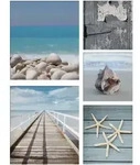 Leinwandbild Set Strand (5-teilig)