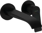 Vivenis - Unterputz-waschtischarmatur, 2-loch Installation, Ecosmart, Schwarz Matt