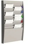 Wand-sortiertafel V 20f A4v2x10.02 Din A4 Grau - Paperflow