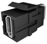 Bachmann - Keystone Modul Hdmi Kupplung F&uuml;r Steckdosenboxen Schwarz Matt