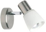Wandleuchte Brilliant Luca Verstellbarer Spot Chrom Wei&szlig; 40w