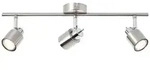 Brilliant - Lampe Andres Spotrohr 3flg Nickel/chrom 3x Par51, Gu10, 10w, Geeignet