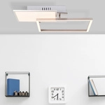 Brilliant - Lampe, Zelia Led Deckenleuchte 41x41cm Nickel Eloxiert, 1x Led