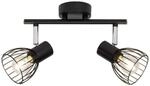 Brilliant - 2er Spot Blacky Schwarz 25,5 X 14 Cm E14 Deckenstrahler