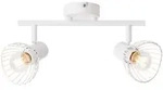 Brilliant - Lampe Elhi Spotrohr 2flg Wei&szlig; 2x D45, E14, 40w, Geeignet F&uuml;r