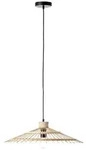 Pirae Pendelleuchte 1flg Schwarz/natur Innenleuchten,pendelleuchten 1x A60, E27, 40w,