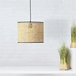 Lampe Wiley Pendelleuchte 30cm Rattan 1x A60, E27, 60w, Geeignet F&uuml;r Normallampen