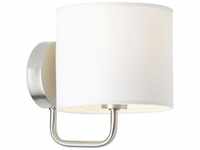 Lampe Sandra Wandleuchte eisen/weiß 1x D45, E14, 40W, geeignet für Tropfenlampen