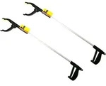 Greifhilfe Mit Magnet 76cm -2er Set- Garten Greifzange Abfall M&uuml;ll Hand Greifer