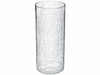 Zylindervase - Craquelé-Glas - H30 cm Atmosphera Transparent
