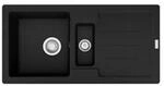 Franke Einbausp&uuml;le Strata Stg 651-86 Fragranit+, Stopfenventil Black Matt