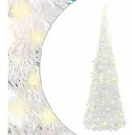 Vidaxl Pop-up-weihnachtsbaum K&uuml;nstlich 50 Leds Wei&szlig; 120 Cm