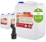 H&ouml;fer Chemie Gmbh - 6x 10 L Flambiol&reg; Bioethanol 100% Hochrein