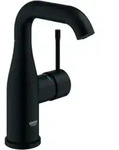 Essence 1-loch-einhand-waschtischbatterie M-size, Phantom Black, Glatter K&ouml;rper,