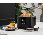 Princess - Edelstahl Toaster Moments Schwarz Matt - Aufw&auml;rm-& Auftaufunktion, 920