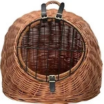 Aum&uuml;ller Katzenh&ouml;hle/transportkorb Aus Vollweide, Lackiert - 60 Cm