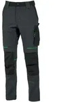 U-power - Arbeitshose Stretch Multi-pocket Atom - Grau/gr&uuml;n S - Fr (38/40) - Eu