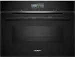 Siemens - Integrierter Mo-kombibackofen 45l Schwarz Cm776g1b1