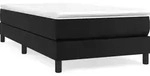 Bettgestell Schwarz 90x200 Cm Kunstleder Vidaxl