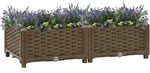 Hochbeet 80x40x23 Cm Polypropylen Vidaxl