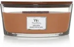 Woodwick Santal Myrrh Duftkerze Braun Amber