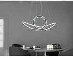 Wofi - Led Pendelleuchte Madison Mit Fernbedienung Dimmbar & Lichtfarbe, Breite 73cm