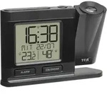 Tfa Dostmann - 60.5017.01 Funk Wecker Schwarz Alarmzeiten 1