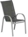 Amalfi Stapelsessel 2er Set Aluminium/textil