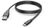 Hama Usb-ladekabel Usb 2.0 Usb-a Stecker, Usb-c&reg; Stecker 3.00 M Schwarz 00201597