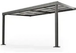 Terrassen&uuml;berdachung 4x3 M Mit Schiebedach - Terrassendach Aus Aluminium Mit