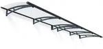 Palram - Canopia Vordach Aquila 4100 Anthrazit 92x410x18 Cm
