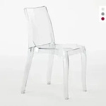 Cristal Light Grand Soleil Design Stapelbare St&uuml;hle Aus Transparentem Polycarbonat