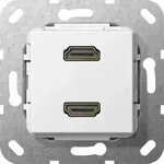 Gira Hdmi 2f Kpl. Einsatz Reinwei&szlig; 567103