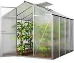 Gfp - Gew&auml;chshaus Eco-star 4 Alu-rahmen 192x256 Cm 6 Mm Doppelstegplatten Formstabil