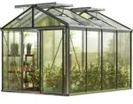 Gew&auml;chshaus Diamas 22 Light 235x311 Cm Mit Integriertem Fundament 12 Mm