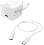 Hama - Mini 25w Usb Ladeger&auml;t 25 W 1x Usb-c&reg; Wei&szlig; Innenbereich