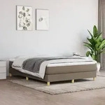 Bettgestell Ohne Matratze Taupe 140x200 Cm Stoff Vidaxl