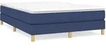 Bettgestell Ohne Matratze Blau 140x200 Cm Stoff Vidaxl