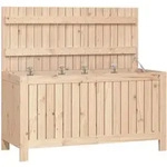 Gartentruhe 115x49x60 Cm Massivholz Kiefer - Vidaxl