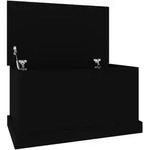 Truhe Schwarz 70x40x38 Cm Holzwerkstoff Vidaxl