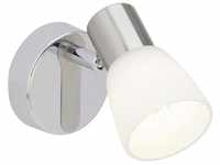 Lampe Janna led Wandspot eisen/chrom/weiß 1x LED-Z45, E14, 4W LED-Tropfenlampen